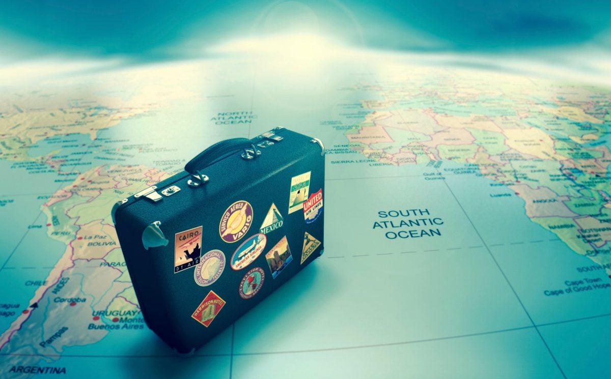 Travel health and safety illustration