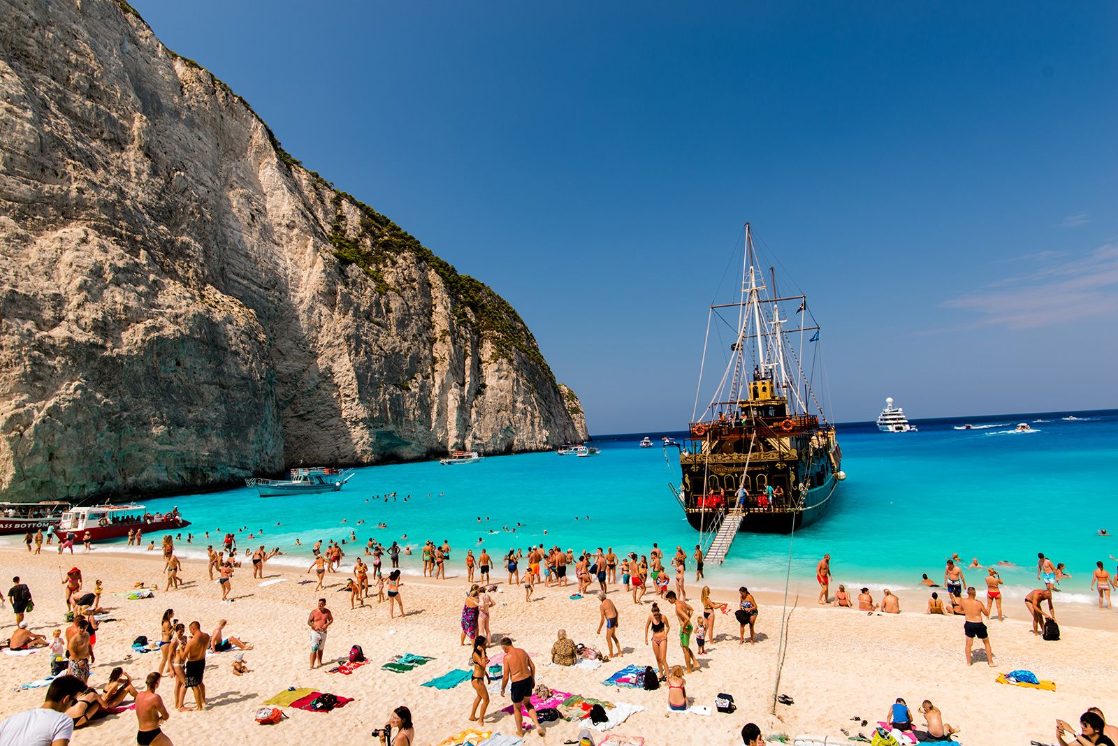 Summer holiday destination by the sea